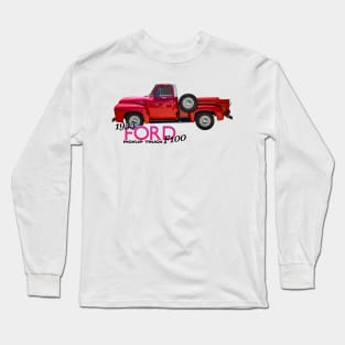 1955 Ford F100 Pickup Truck Long Sleeve T-Shirt